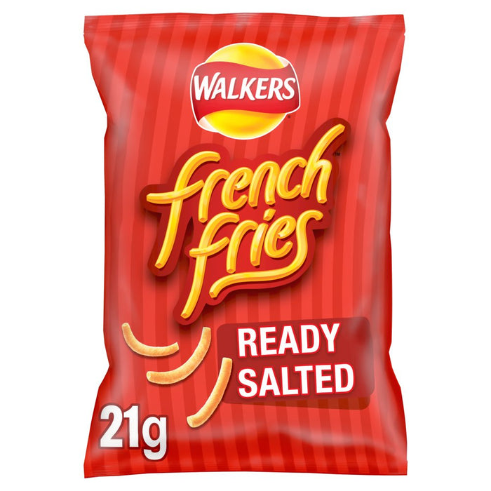 Walkers French Fries Ready Salted Snacks, 21g (Box of 32)