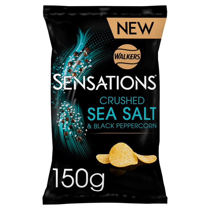 Walkers Sensations Salt & Black Peppercorn Sharing Crisps 150g (Box of 12)