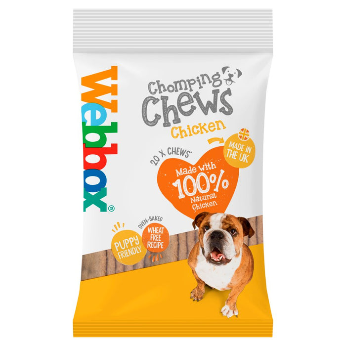 Webbox 20 Chomping Chews Chicken 200g (Case of 10)