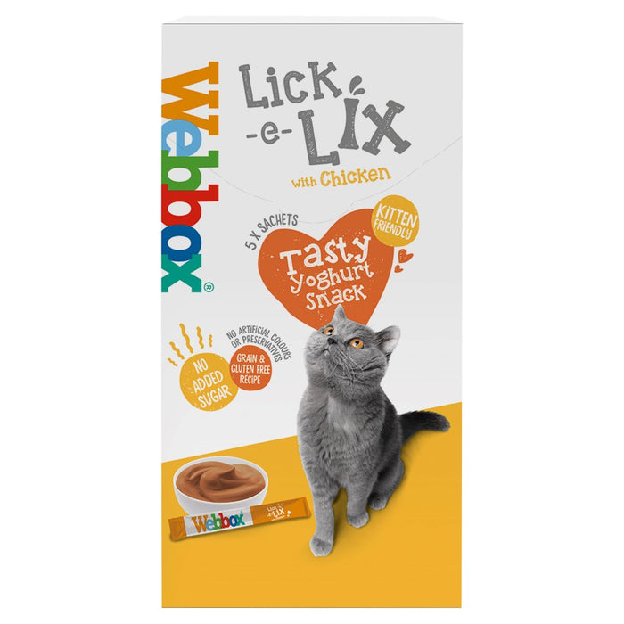 Webbox Lick-e-Lix with Chicken Tasty Yoghurty Treat