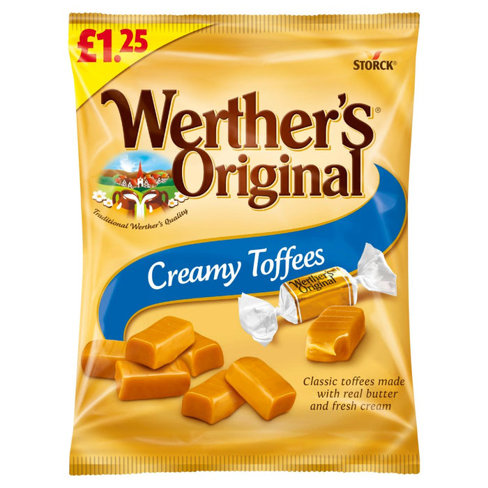 Werther's Original Creamy Toffees 110g (Box of 12)