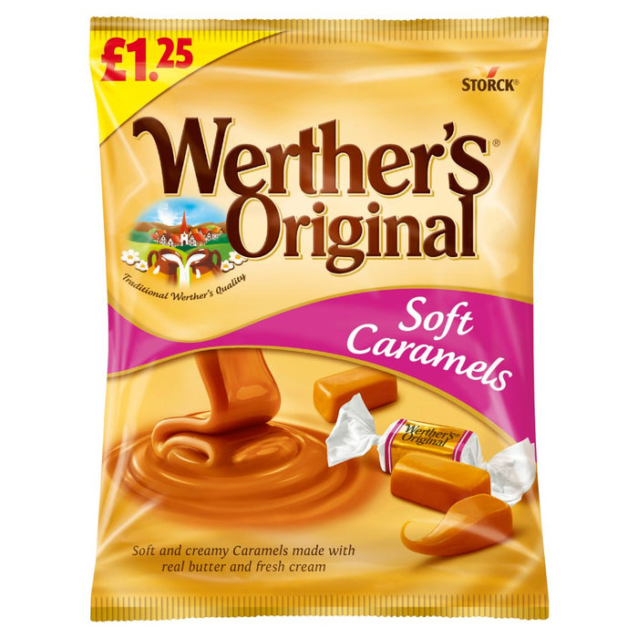 Werther's Original Soft Caramels 110g (Box of 12)