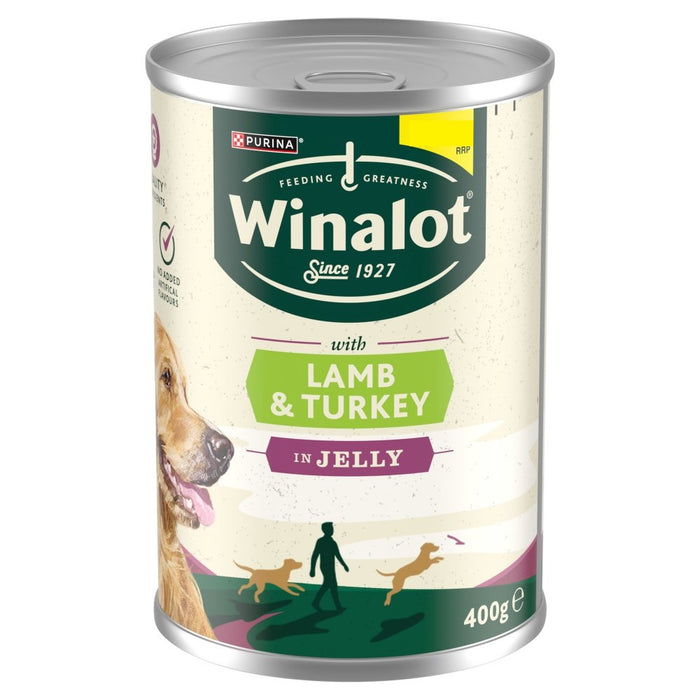 Winalot with Lamb & Turkey in Jelly 400g (Case of 12)