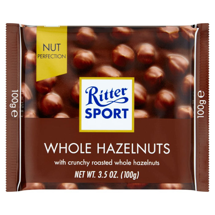 Ritter Sport Whole Hazelnuts, 100g (Pack of 5)