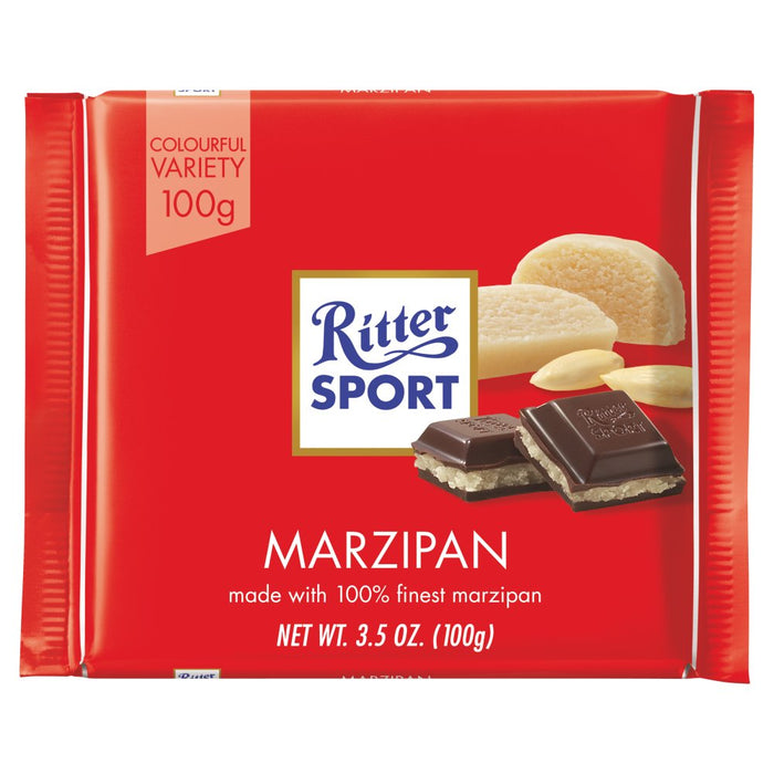 Ritter Sport Marzipan, 100g (Pack of 5)