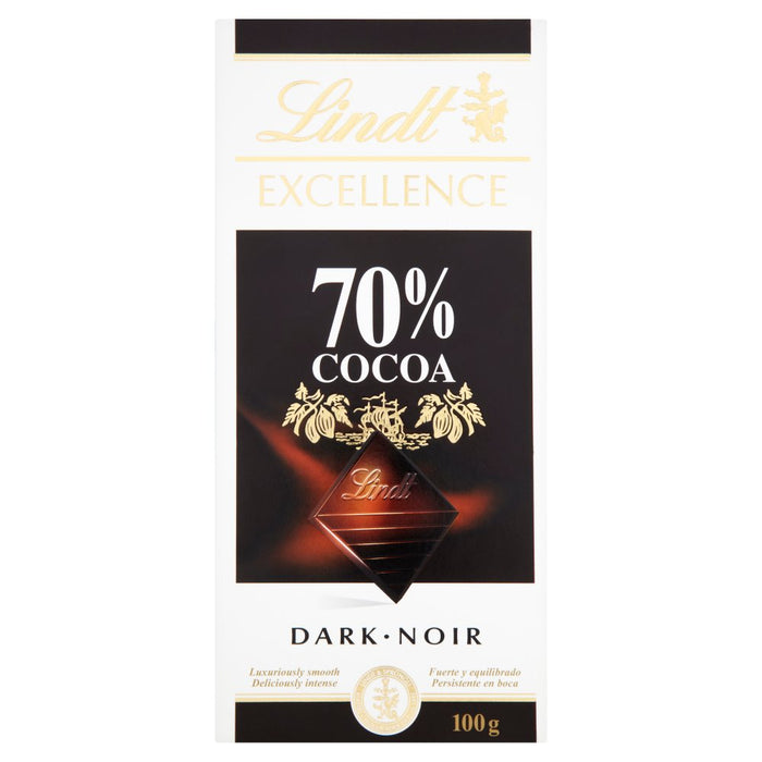 Lindt Excellence 70% Cocoa Intense Dark 100g