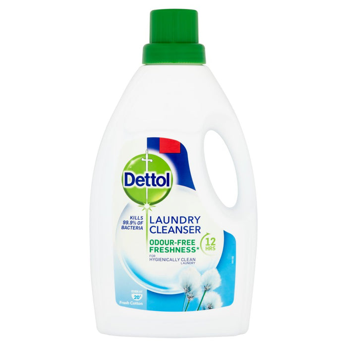 Dettol Laundry Cleanser Fresh Cotton 1Ltr