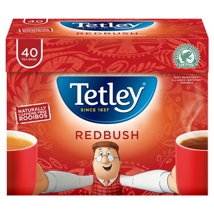 Tetley Redbush 40 Tea Bags (Pack of 6)