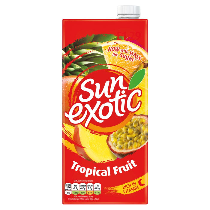 Sun Exotic Tropical Still Juice, 1Ltr PMP (Case of 12)