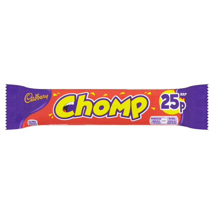 Cadbury Chomp Chocolate Bar PMP 21g (Case of 60)