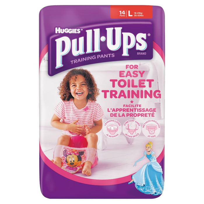 Pullups Girl Large Size 6