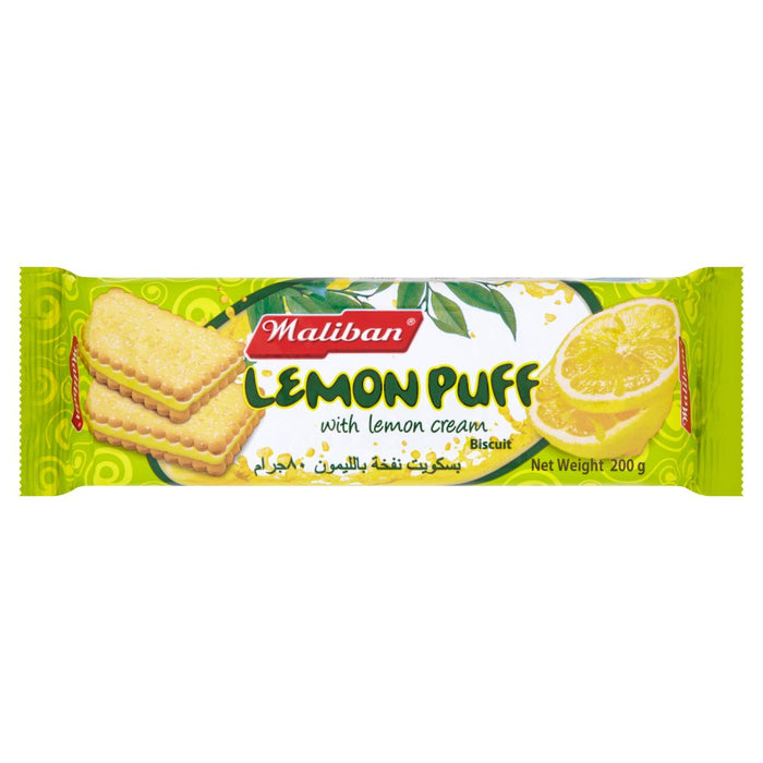 Maliban Lemon Puff with Lemon Cream Biscuit PMP 200g