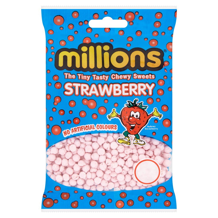 Millions Strawberry Bag PMP 100g (Case of 12)