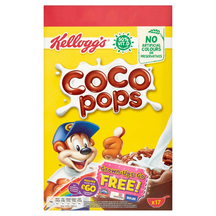 Kelloggs Coco Pops PMP 480g (Case of 6)