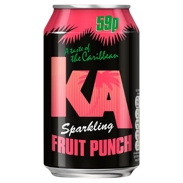 KA Sparkling Fruit Punch, 330ml (Case of 24)