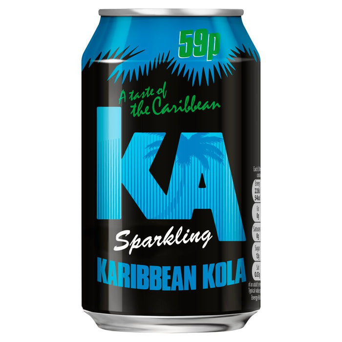 KA Sparkling Karibbean Kola, 330ml (Case of 24)