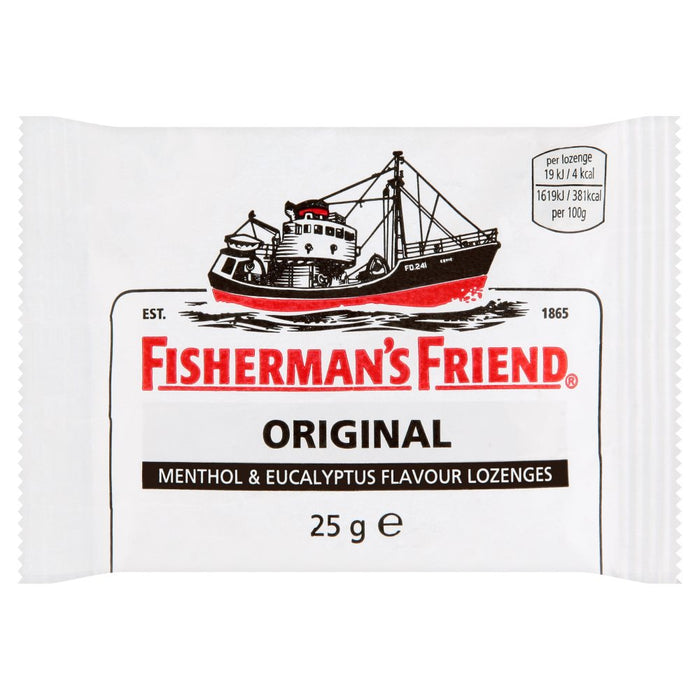 Fisherman's Friend Original Menthol & Eucalyptus Flavour Lozenges, 25g