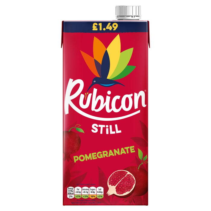 Rubicon Still Pomegranate Juice Drink PMP 1Ltr (Case of 12)