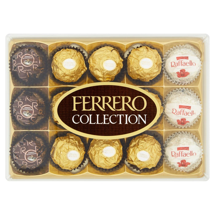 Ferrero Collection Box of Chocolate 15 Pieces, 172g (Case of 6)
