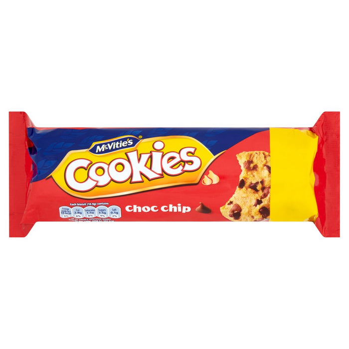 McVitie's Choc Chip Cookies, 150g (Box of 12)