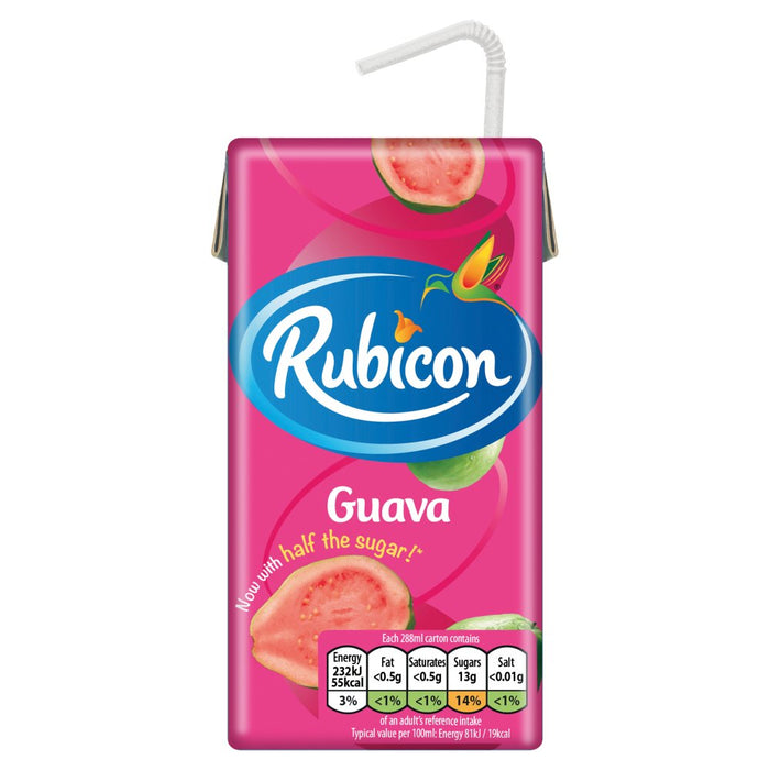 Rubicon Guava Exotic Juice Drink 288ml (Case of 27)