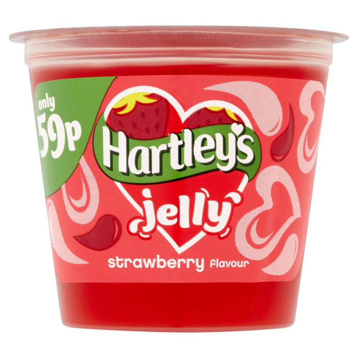 Hartley's Jelly Strawberry Flavour, 125g (Case of 12)