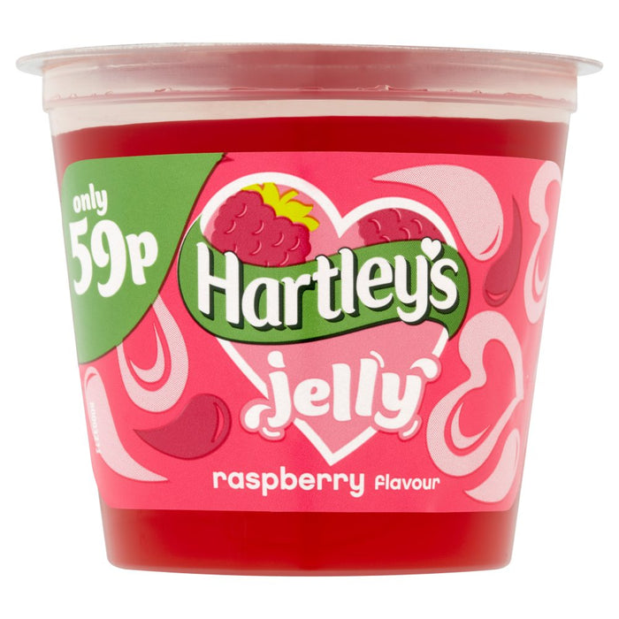 Hartley's Jelly Raspberry Flavour, 125g (Case of 12)
