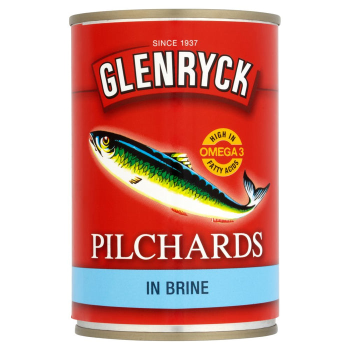 Glenryck Pilchards in Brine, 400g (Case of 12)