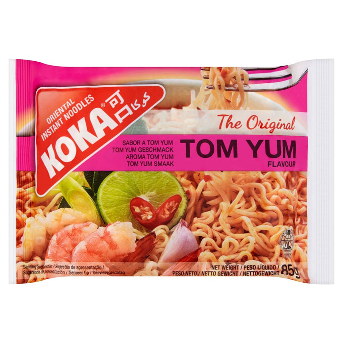 Koka Tom Yum Original Instant Noodles, 85g (Case of 30)