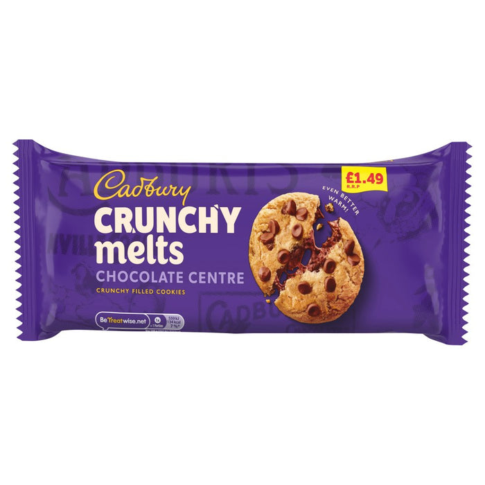 Cadbury Crunchy Melts Chocolate Centre 156g (Case of 12)