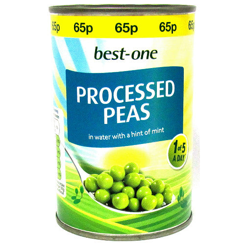 Best-One Processed Peas in Water with a Hint of Mint, 300g (Case of 12)