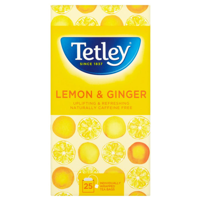 Tetley Lemon & Ginger 25 Tea Bags
