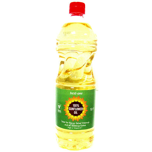 Best-One 100% Sunflower Oil 1Ltr (Case of 6)