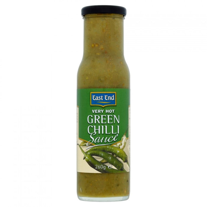 East End Very Hot Green Chilli Sauce 250g (Case of 6)