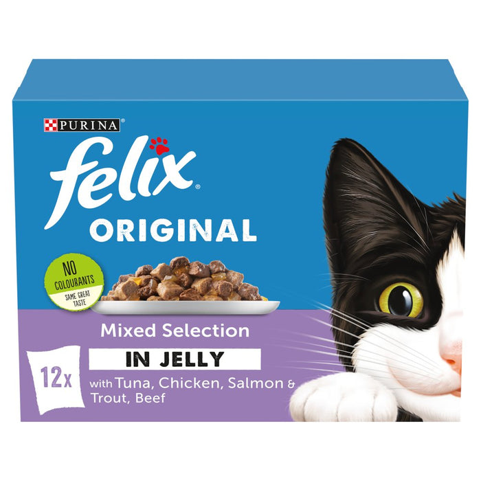 Felix Original Mixed Selection in Jelly 12x100g PMP (Case of 4)