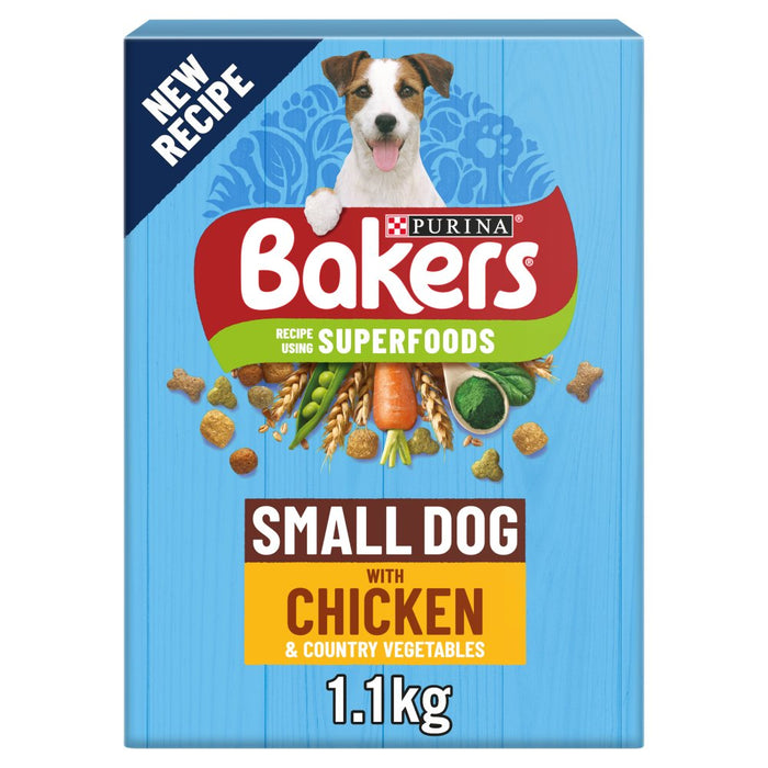 BAKERS Small Dog Chicken with Vegetables Dry Dog Food 1.1kg (Case of 5)