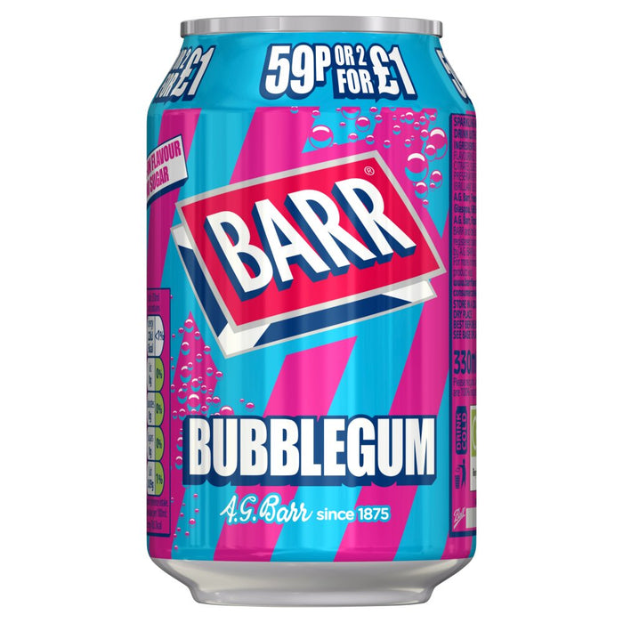 Barr Bubblegum, 330ml (Case of 24)