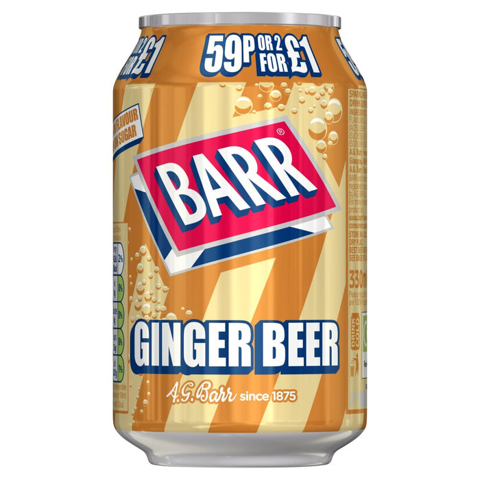 Barr Ginger Beer 330ml (Case of 24)