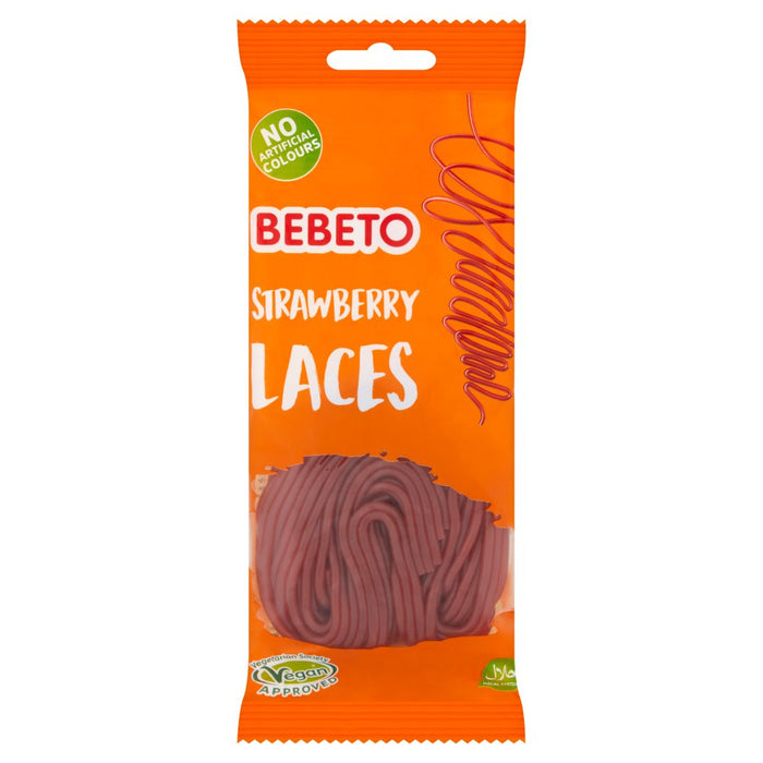 Bebeto Strawberry Laces PMP 160g (Case of 12)