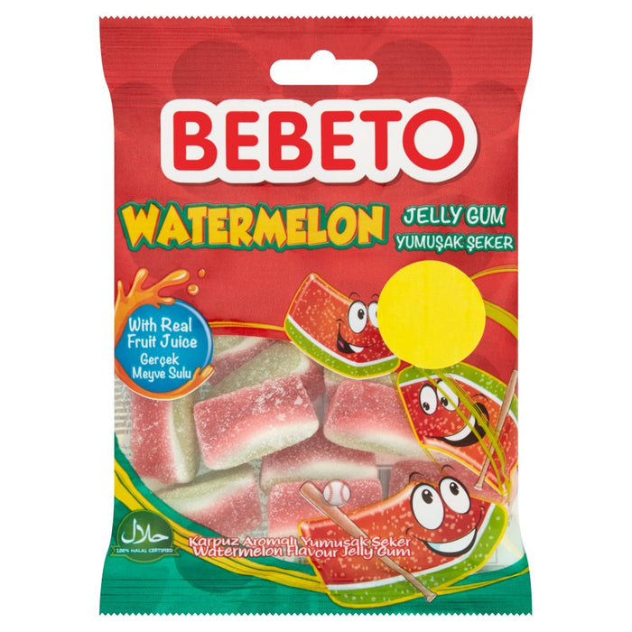 Bebeto Watermelon Jelly Gum 70g (Case of 20)