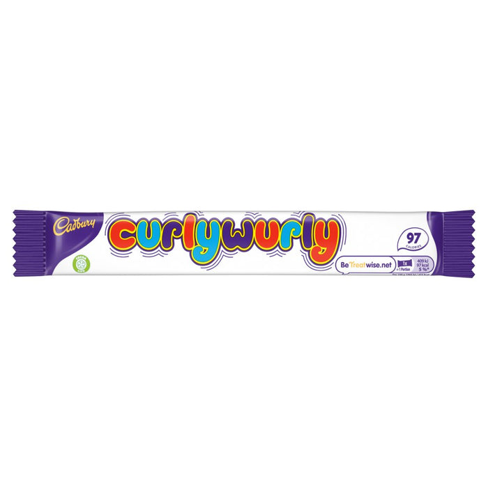 Cadbury Curly Wurly Chocolate Bar 21.5g (Case of 48)