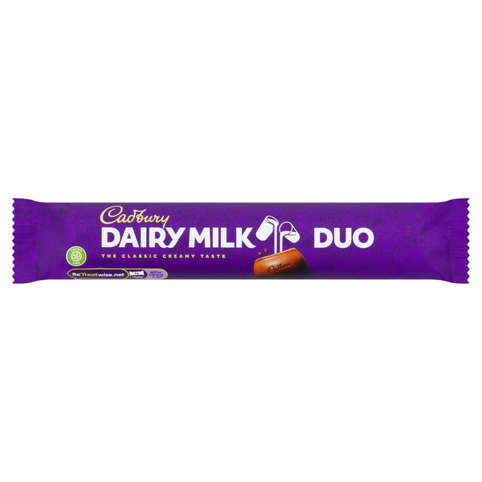 Cadbury Dairy Milk Duo Chocolate Bars 54.4g (Case of 36)
