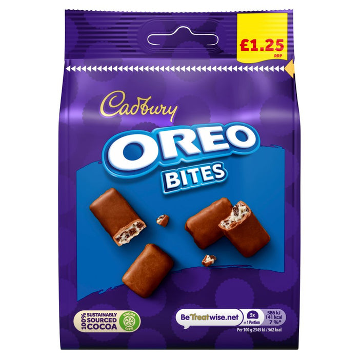 Cadbury Oreo Bites Bag PMP 95g (Case of 10)