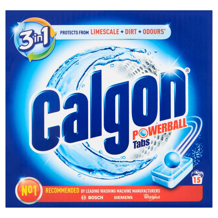Calgon 15 Tablets (Case of 7 Total 105 Tablets)