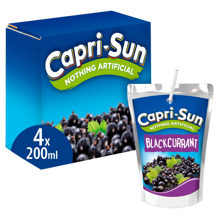 Capri-Sun Blackcurrant 4 x 200ml (Case of 8)