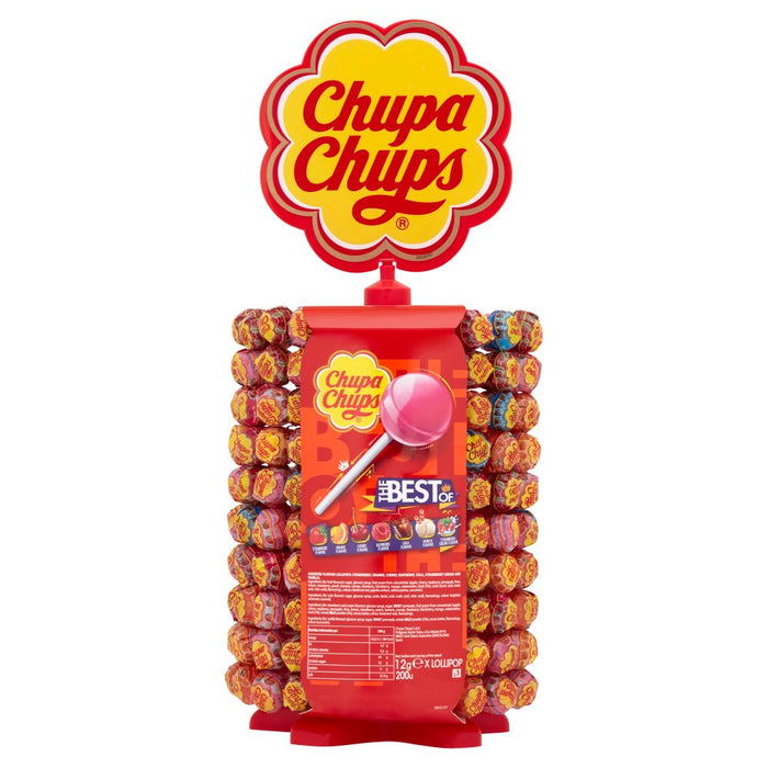 Chupa Chups Wheel Best of Lollipops, 12g (200 Pieces)