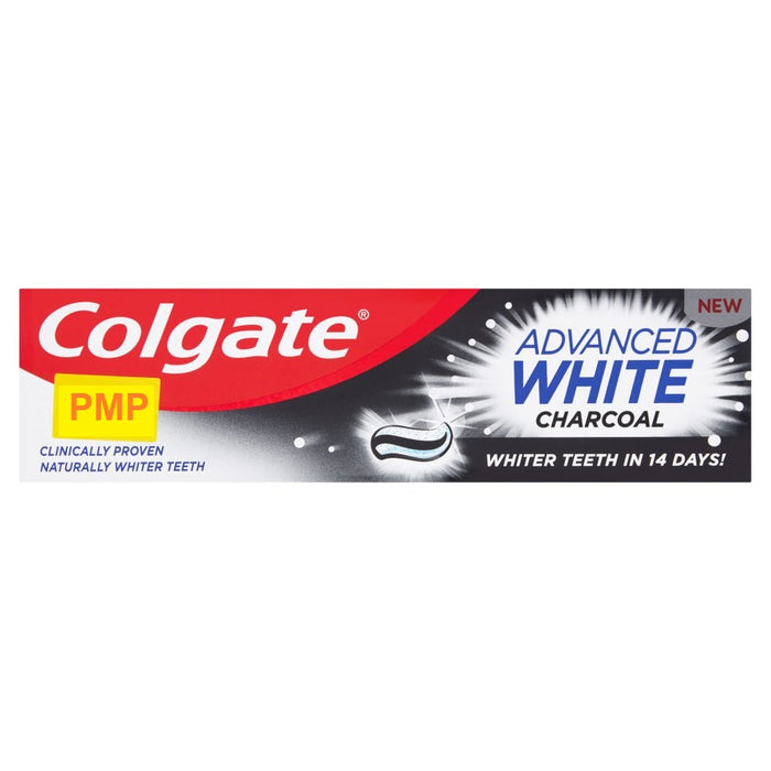Colgate Advanced White Charcoal Fluoride Toothpaste 75ml (Case of 6)