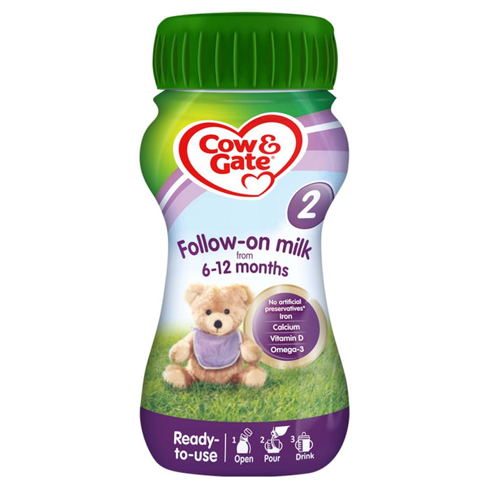 Cow & Gate 2 Follow On Baby Milk Formula 200ml (Case of 12)