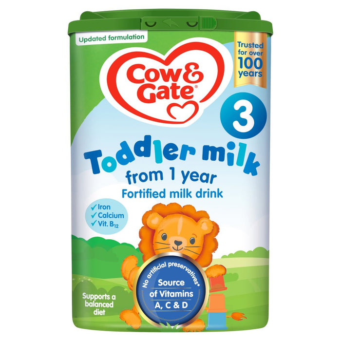 Cow & Gate Toddler Milk 3 Fortified Milk Drink From 1 Year 800g