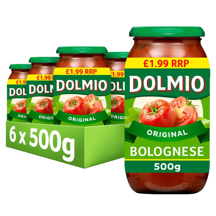 Dolmio Bolognese Pasta Sauce 500g (Case of 6)
